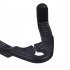 Car Seat Hook Auto Headrest Hanger Bag Holder for Car Bag Purse Cloth Storage 9 6 10 4CM black