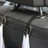 Car Seat Hook Hanger Car Clips Shopping Bag Holder Storage Holder Clips for Cars black