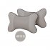 Car Seat PU Leather Pillow Soft Headrest Cushion Pad Memory Foam Head Neck Protector