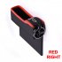 Car Seat Storage Box Cup Drink Holder Organizer Auto Gap Pocket Stowing Tidying for Phone Pad Card Coin  Black and red master driving