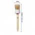 Car Side Seam Detail Brush Cleaning Brush For Air Outlet Engine Air Conditioner Washable Round Head Wooden Soft Brush