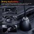Car Smoke Tester Air Bag Intake Inflatable Adapter Smoke Leak Detector Gas Drum Matching Replacement Parts Black