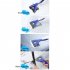 Car Snow Removal Shovel Glass Ice Scraper Windshield Window Frost Removal Brush Tool Blue