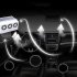 Car Solar Powered Exhaust Fan USB Car Gills Cooler Auto Ventilation Fan  white