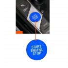 Car Start Engine Stop Switch Ignition Button Replacement Trim For 3 Series Blue
