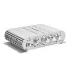 Car Stereo Amplifier Speaker Hifi Power Home Subwoofer 2 1 Channel Audio Output 12v 400w Audio System silver