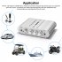 Car Stereo Amplifier Speaker Hifi Power Home Subwoofer 2 1 Channel Audio Output 12v 400w Audio System silver