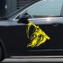 Car Sticker Grim Reaper Skull Pattern Decal Machine Car Truck Wall Window Vinyl Sticker yellow