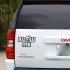Car Stickers Cute Vinyl Car Decal Racing On Truck Car Rear Window Bumper Graffit Stickers white