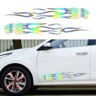 Car Stickers Flame Element Totem Decorative Scratch Cover Waterproof Car Stickers Photo Color