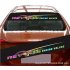 Car Stickers Reflective Letters Auto Car Rear Window Windshield Decal Stickers as shown