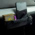 Car Storage Box Carbon Fiber Lines Stowing Tidying Multi function car Organizer Storage Boxes Bag Container Phone Holder large