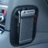 Car Storage Net Bag Pocket Organizer Interior Accessories for Car Organizer Microfiber leather black large