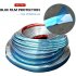 Car Styling Chrome Decorative Strips Front Rear Fog Light Trim Cover Molding Frame Decoration Protector Silver 20mm 3m roll