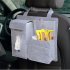 Car Styling Storage Bag Car Organizer Tissue Box Pouch Back Seat Storage Bag Dark gray Car storage bag