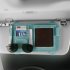 Car Sun Visor Organizer Bill Clip Multi pocket Card Document Storage Pouch Glasses Holder Multi functional Auto Accessories blue