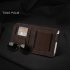 Car Sun Visor Organizer Bill Clip Multi pocket Card Document Storage Pouch Glasses Holder Multi functional Auto Accessories blue