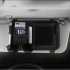 Car Sun Visor Organizer Bill Clip Multi pocket Card Document Storage Pouch Glasses Holder Multi functional Auto Accessories blue