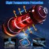 Car Tire Inflator Smart Digital Display Full Screen Touch Wireless Air Pump Electric Air Compressor with Led Light Black