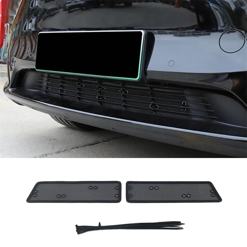 Car Trunk Guard Insect Guard Grid Attachment Compatible With Tesla Y Model With A / C Air Conditioning Intake As shown