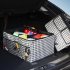 Car Trunk Organizer Large Capacity Foldable Storage Box Houndstooth Pattern Tools Storage Chest Car Accessories Houndstooth