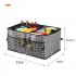 Car Trunk Organizer Large Capacity Foldable Storage Box Houndstooth Pattern Tools Storage Chest Car Accessories Houndstooth