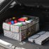 Car Trunk Organizer Large Capacity Foldable Storage Box Houndstooth Pattern Tools Storage Chest Car Accessories Houndstooth