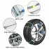 Car Tyre Winter Roadway Safety Tire Snow Adjustable Anti skid Safety Double Snap Skid Wheel Chains Photo Color