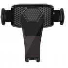 Car Vent Phone Mount Holder Clip Shockproof Adjustable 360° Rotation Cell Phone Hands-free Stand Cradle For Smartphone black