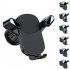Car Vent Phone Mount Hook Clip 360   Rotation Adjustable Cell Phone Clamp Vent Clip For 4 7 7 Inch Smartphones black diagonalstripe