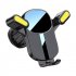 Car Vent Phone Mount Hook Clip 360   Rotation Adjustable Cell Phone Clamp Vent Clip For 4 7 7 Inch Smartphones Yellow brushe silver
