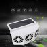 Car Ventilator 3 Cooler Fans Solar powered Cooling Vent Exhaust Portable Safe Auto Fan