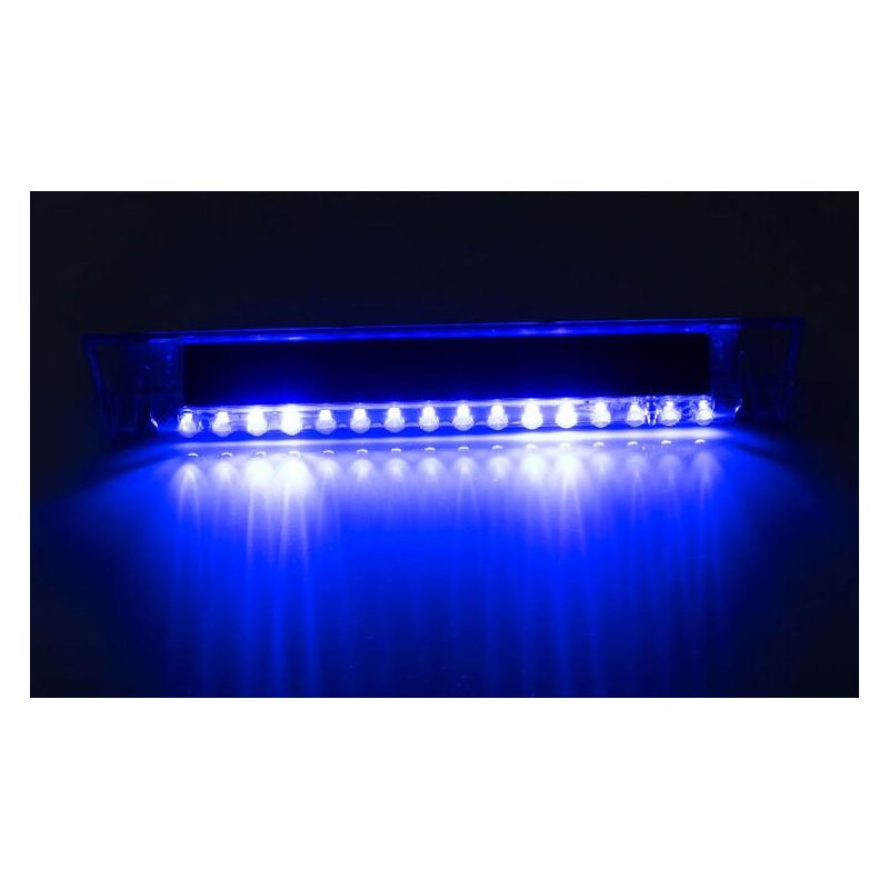 Car Warning Light 14 LED Solar Power Auto Car Emergency Warning Strobe Light Lamp blue
