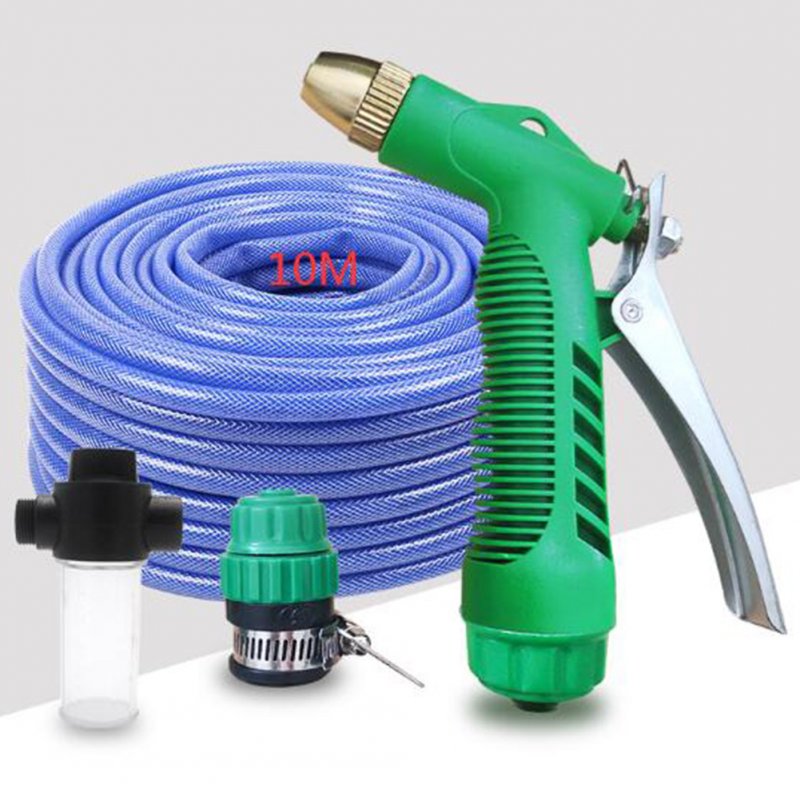 Car Wash Water Sprayer Set High Pressure Car Wash Kit For Vehicle Cleaning Clean Pipe Washer Home Garden 10m tube + Water Sprayer  + universal joint + foam pot