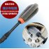 Car Wheel Cleaning Brush Tool Tire Washing Clean Tyre Alloy Wheel Hub Soft Cleaner gray