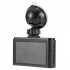 Car Wifi Driving Recorder 3 inch Screen Hd 1080p Wide angle Built in Adas Mobile App Interconnected Dual lens Monitoring Camera Parking Dash