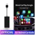 Car Wired Compatible for Carplay Dongle Android Auto Usb Dongle Adapter for Car Navigation Media Player Black