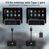 Car Wireless Adapter Compatible for Carplay Android Mobile Phone Bluetooth Navigation Smart AI Box Black