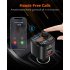 Car Wireless Bluetooth Mp3 Music Player Fm Transmitter Car Charger Hands free Calling Adapter black
