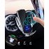 Car Wireless Charger Phone Bracket Induction Opening   Closing Navigation Fixing Frame Fast Charging Auto Holder black