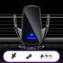 Car Wireless Charger Phone Bracket Induction Opening   Closing Navigation Fixing Frame Fast Charging Auto Holder silver