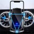 Car Wireless Charger Phone Bracket Induction Opening   Closing Navigation Fixing Frame Fast Charging Auto Holder gold