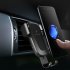 Car Wireless Charger QI Gravity Induction 10W Fast Charging Air Vent Mount Universal Phone Stand Holder black
