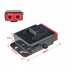 Car fuse kit AFS 60A ATC 20A 4GA Car Fuse Holder Black Red color with wrench Black red