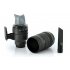 Car vacuum cleaner designed to look like a camera lens  perfect to clean your vehicle as well as amaze onlookers as you use your camera lens to clean 