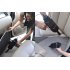 Car vacuum cleaner designed to look like a camera lens  perfect to clean your vehicle as well as amaze onlookers as you use your camera lens to clean 