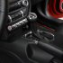 Carbon Fiber Auto Gear Shift Knob Cover Trim For Ford Mustang 2015 2019 Carbon black