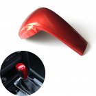 Carbon Fiber Print Gear Shift Knob Cover Trim for Mazda <span style='color:#F7840C'>2</span> 3 6 CX3/CX5 red