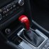 Carbon Fiber Print Gear Shift Knob Cover Trim for Mazda 2 3 6 CX3 CX5 red