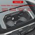 Carbon Fiber Rear Drain Cup  Holder  Panel  Cover  Trim For F 150 2017 2019 Carbon black